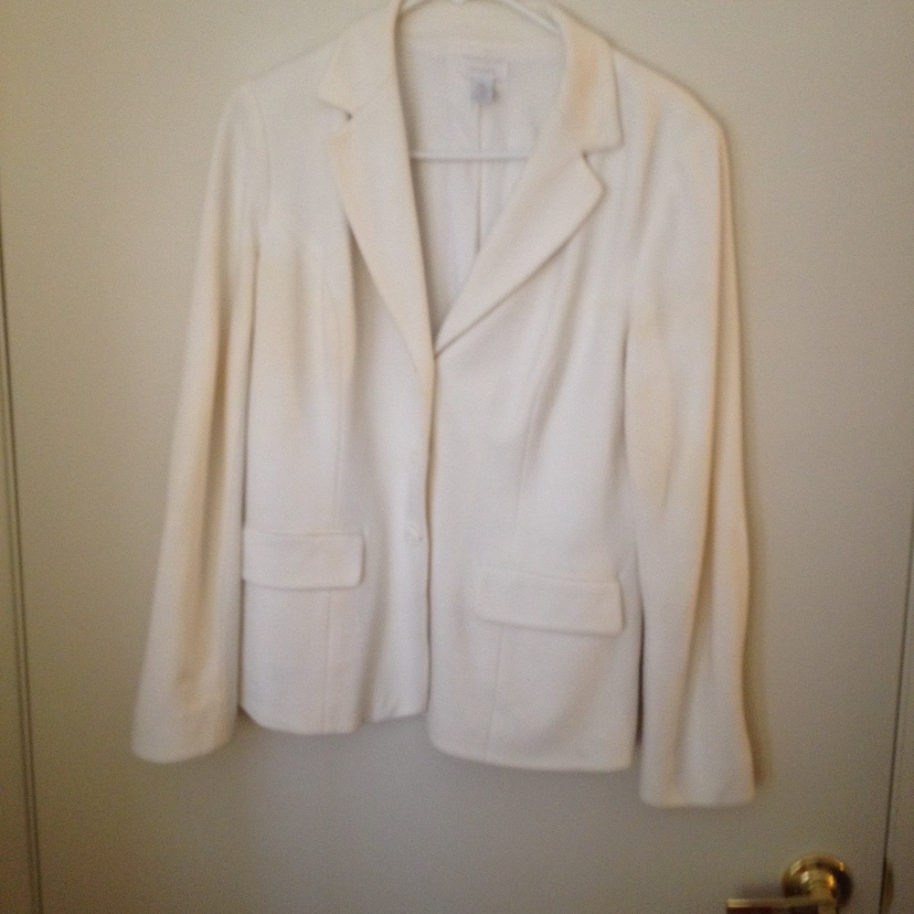 Chicos blazer / jacket in cream / winter white